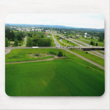 Green Fields Mouse Pads