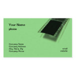 Green Filmstrip Business Card