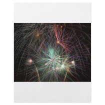 green-fireworks-at-night full color flyer