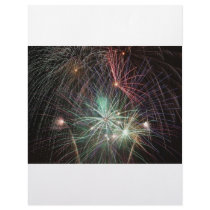 green-fireworks-at-night customized letterhead