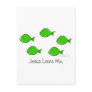 Green Fishes Post Card