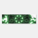 Green Flames Bumper Stickers