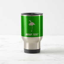 Green Flamingo Mug