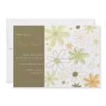 Green Floral Invitation