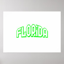 Green Florida Posters