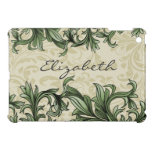 green flourish girly Ipad case ipad mini cases