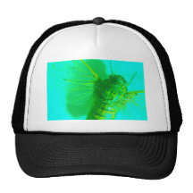 Green fly trucker hats