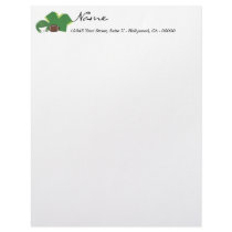 Green Football Letterhead