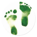 green footprint stickers