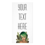 Green Forest Fairy 3D Close-Up photo cards