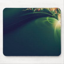 Green Fractal Mousepad