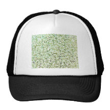 Green Freeform Geometrics Hat