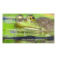 Green Frog Business Card