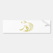 Green Frog Logo Bumper Sticker