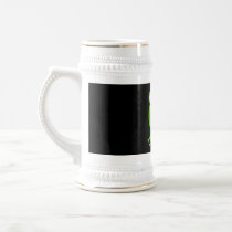Green Frog. Looking confused. Coffee Mug