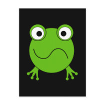 Green Frog. Looking confused. Post Cards