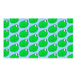 Green Frog Pattern. Business Card