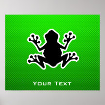 Green Frog Posters