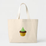 Green Frosted Chocolate Cupcake Bag