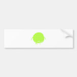 green fuzzy duzzle monster bumper stickers