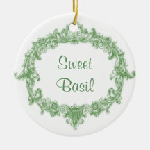 Green Garden Marker Ornament