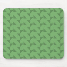 Green Geometric Abstract Pattern. Mousepads