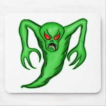 Green Ghoul Monster Mouse Pad