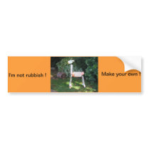 Green Giraffe Bumper Sticker