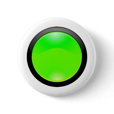 Green Glass Buttons by scyoni