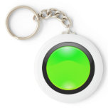 Green Glass Key Chains