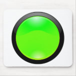 Green Glass Mouse Mat