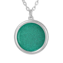 Green Glitter Pendant