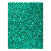 Green Glitter Personalized Announcements