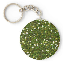 Green Glitters Keychain
