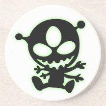 Green Glow Alien Coaster