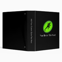 Green Glow Fitness Logo Binder