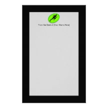 Green Glow Fitness Logo Customized Stationery