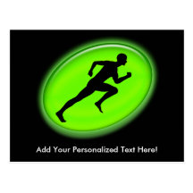Green Glow Fitness Logo Post Cards