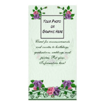 Green Goddess Upright Crescent Custom Photo Card
