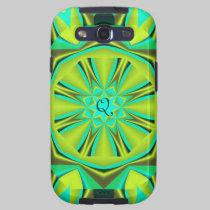 Green & Gold Kaleidoscope case with Monogram casemate cases