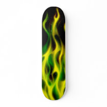 Green Gold Skate Deck