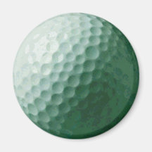 Green Golf Ball! Refrigerator Magnet