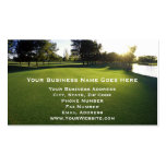 Green Golf Course at Dawn business cards