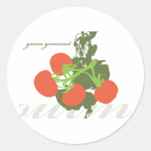 Green Gourmet Tomato Sticker