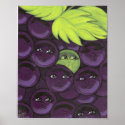 Green Grape Fitting In posters