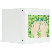 Green Grapes & Pedicure Vinyl Binders
