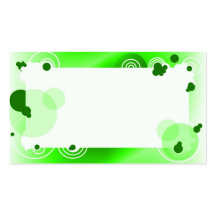 Green Graphic Business Card Templates