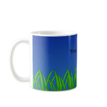 Green Grass Against Clear Blue Sky Coffee Mugs