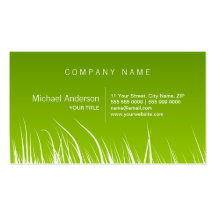 Green Grass business card