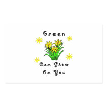 Green Grows On You Sticker